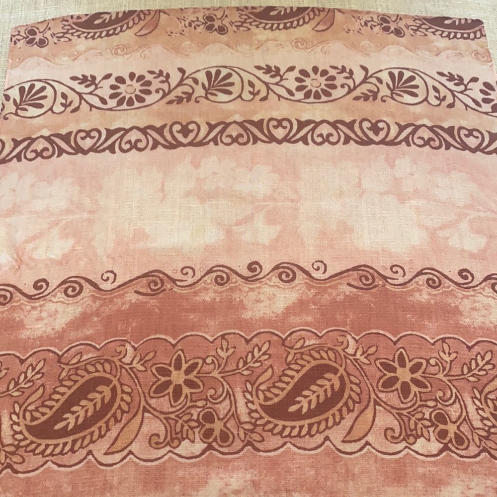 Women's rose pink printed scarf